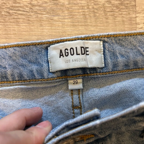 Agolde Blue Straight Leg - Riley - Picture 2 of 4